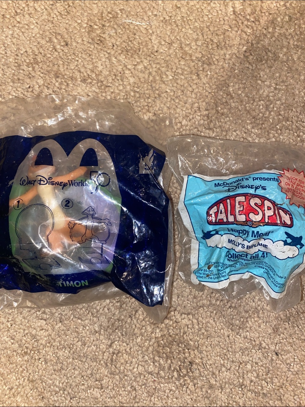 Disney McDonald’s Toy Figures